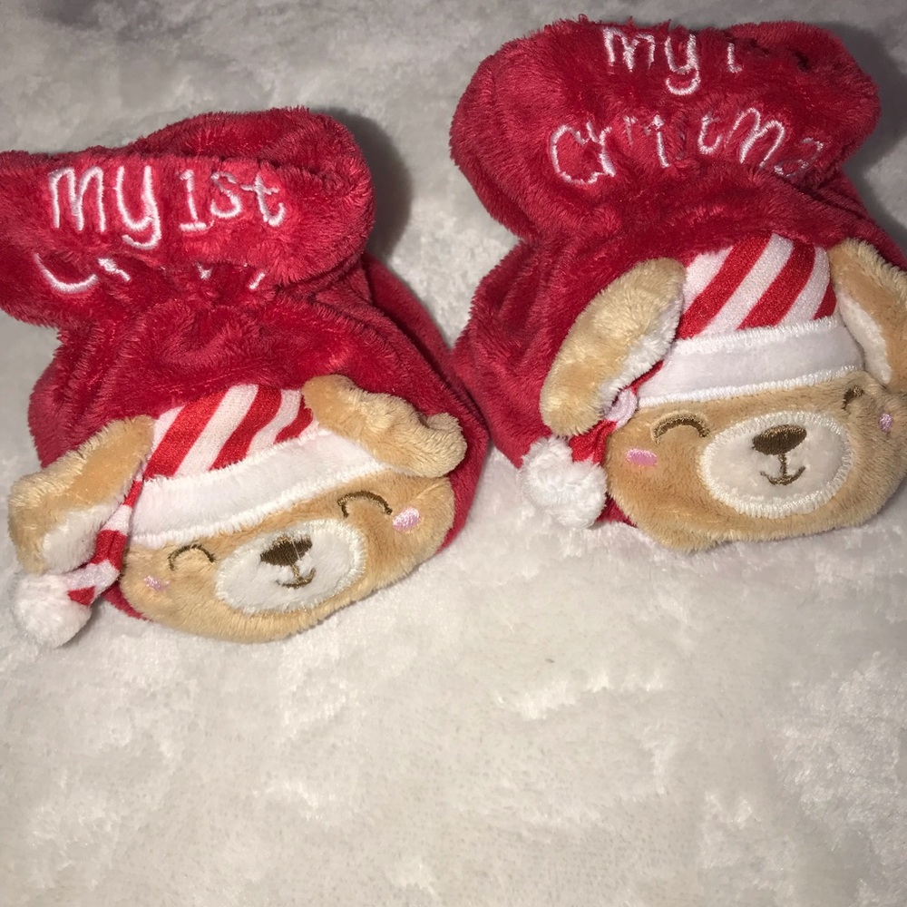My 1st Christmas booties